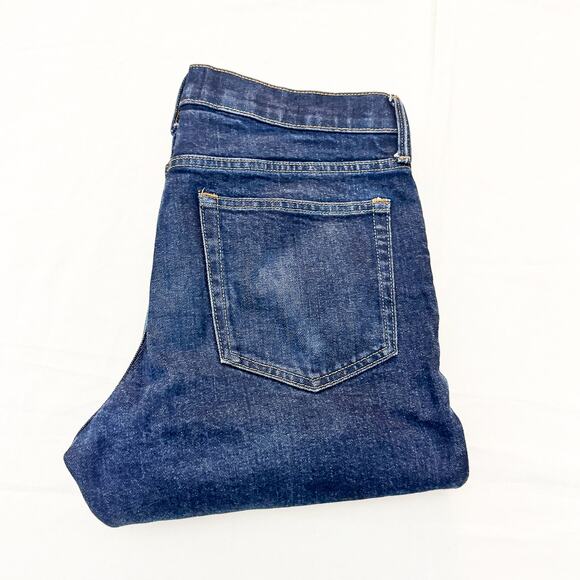 Everlane Slim Dark Wash Denim Jeans Zip FluySize 31 x 32 - Picture 1 of 7